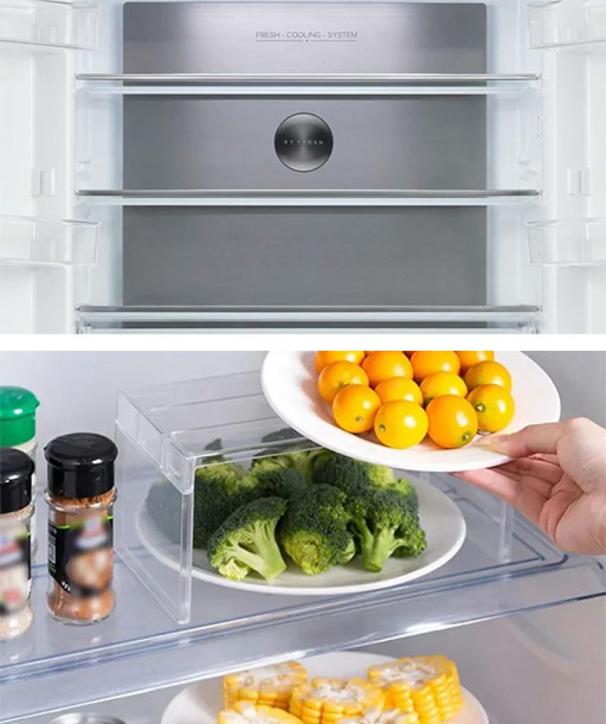 Les clayettes des frigos Valberg sont robustes et fonctionnelles.